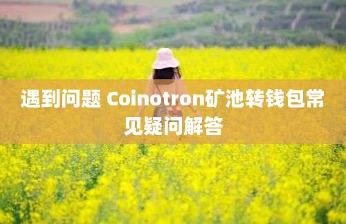 遇到问题 Coinotron矿池转钱包常见疑问解答