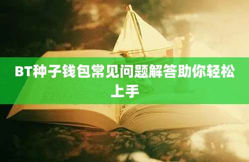 BT种子钱包常见问题解答助你轻松上手