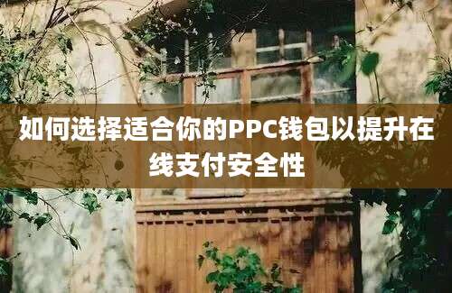 如何选择适合你的PPC钱包以提升在线支付安全性