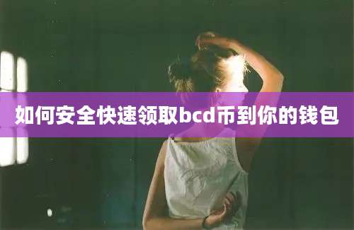 如何安全快速领取bcd币到你的钱包