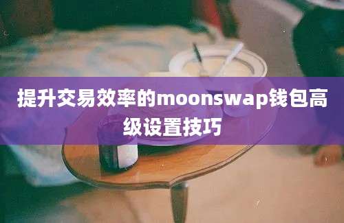 提升交易效率的moonswap钱包高级设置技巧