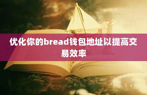 优化你的bread钱包地址以提高交易效率